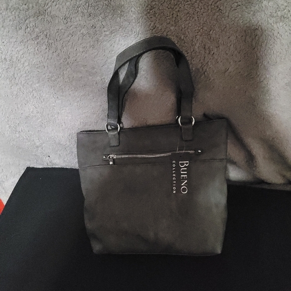 Bueno Handbags - BUENO Grey Double Zip  Crossbody Strap Purse NWT